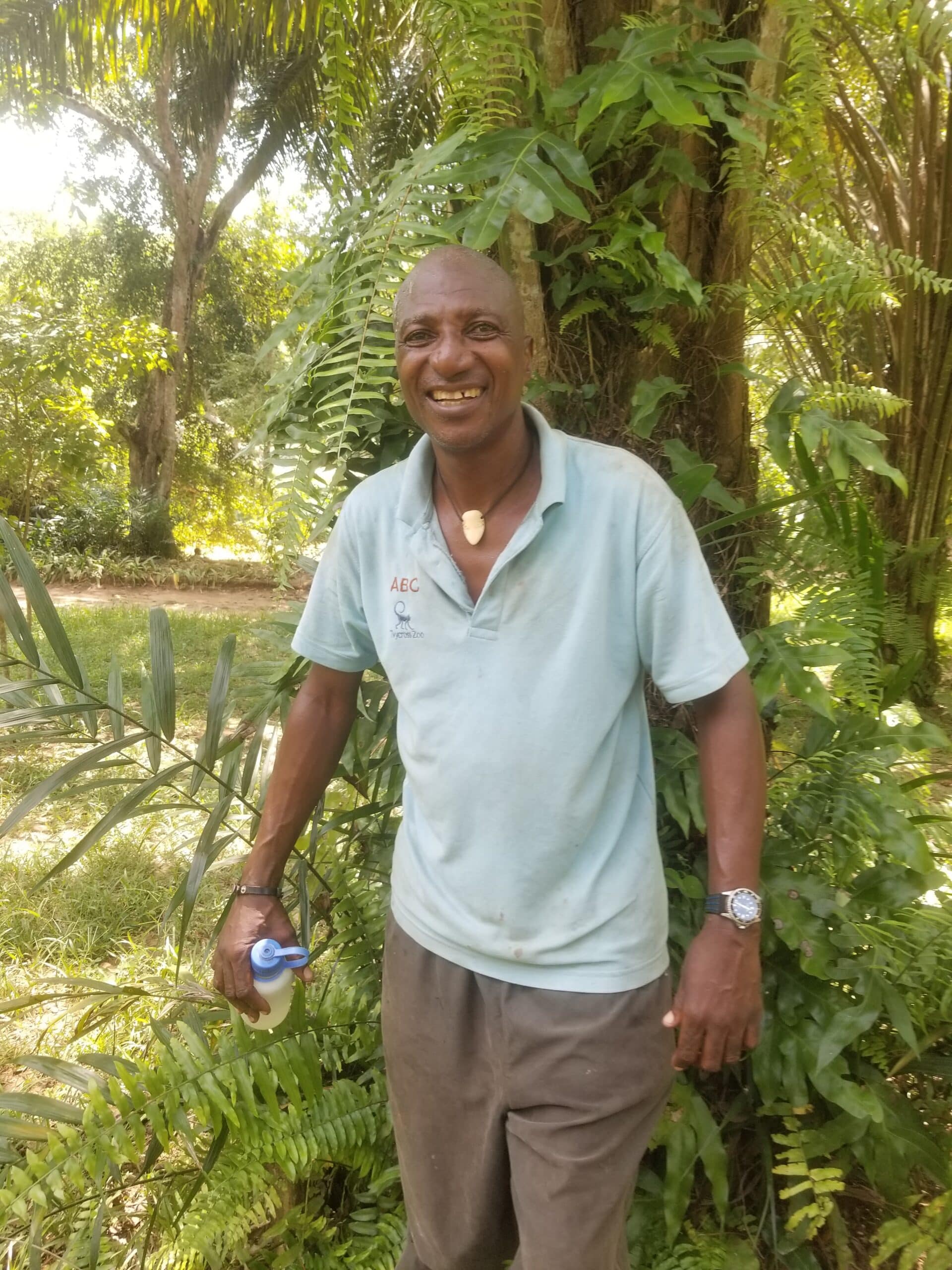Man smiling